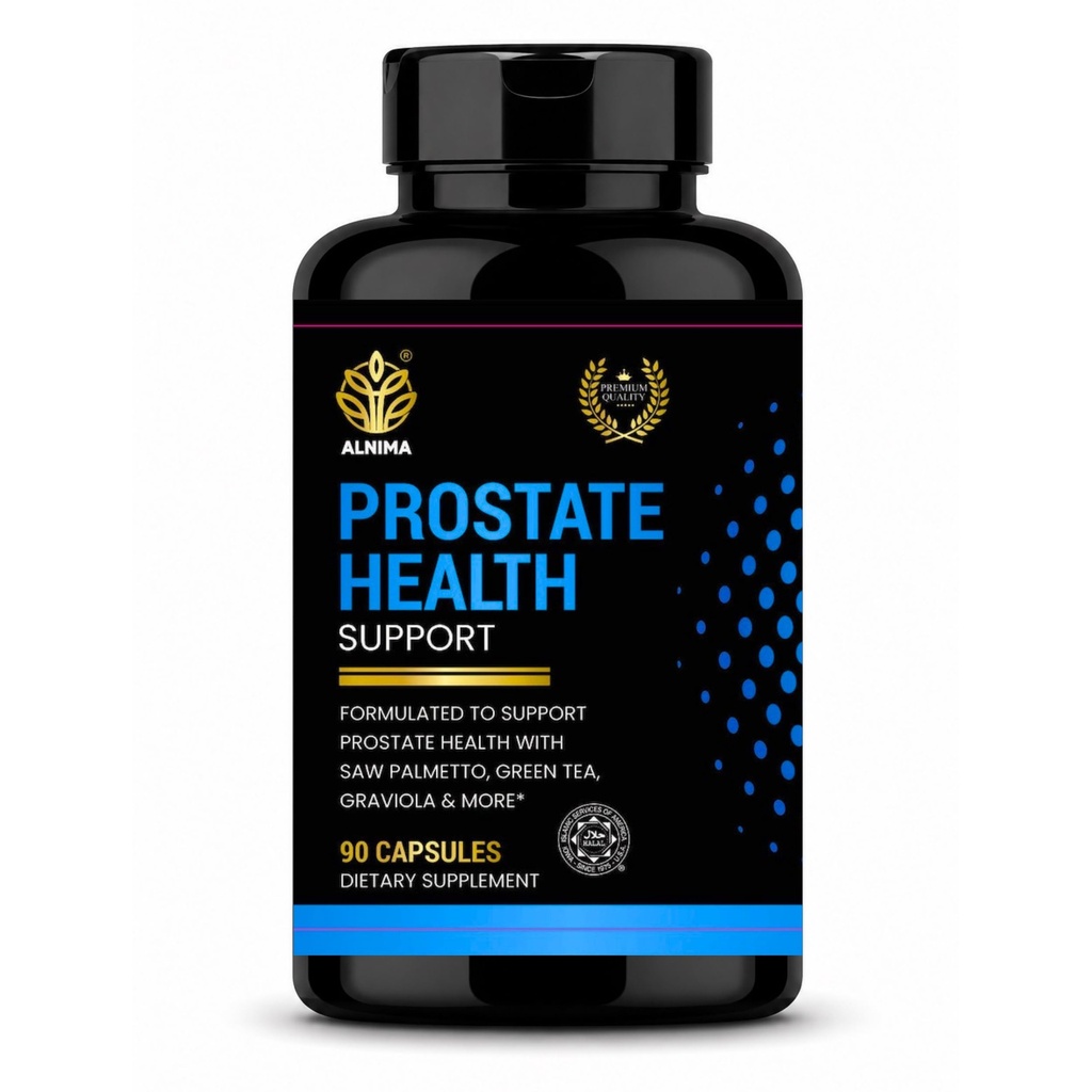 Prostate Health Support – Men’s Urinary & Prostate Support with Saw Palmetto, Zinc & Selenium, Halal Supplement, Made in USA