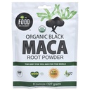 The Food Movement Co. Black Maca 8 oz Ακατέργαστη σκόνη τροφίμων - Βιολογικό, μη ΓΤΟ, Vegan, Χωρίς γλουτένη - Μαύρο συμπλήρωμα ρίζας Maca για όλη την ευεξία του σώματος