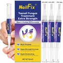 Toenail Fungus Treatment Extra Strength with 25% Undecylenic Acid Fungi Nail Pen Ingrown toenail treatment, Repairs Yellow Thick Brittle Toe and foot fungus treatment extra strength-3Pcs