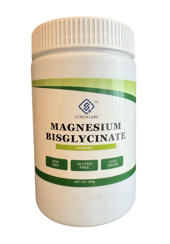 Fully reacted Amino Acid Magnesium bis glycinate Powder 250g