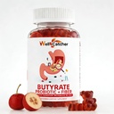 Butyrate Gummies Gut Health Supplement: Butyrate με προβιοτικές και προβιοτικές ίνες για τις γυναίκες άνδρες ζάχαρη δωρεάν Digestive & ενέργεια Μεταβολισμός Υποστήριξη Vegan Hawthorn Γεύση 30 ημέρες προσφοράς