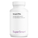 Supersmart - Smart Pills (Advanced Formula) - with Bacopa Monnieri, Ginkgo Biloba, Caffeine, L-Theanine - Super Nootropic Supplement | Non-GMO & Gluten Free - 60 Vegetarian Capsules