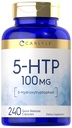 Carlyle 5-HTP 100mg | 240 Capsules | 5-Hydroxtryptophan | Non-GMO & Gluten Free Supplement