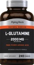 Piping Rock L Glutamine Powder Capsules 