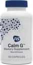 NeuroScience Calm Aid + Immune Support Supplement - Calm G - Alpha Lipoic Acid, L Cysteine, L Theanine & More - Ενθάρρυνση ηρεμίας ύπνου & κόπωσης με καθημερινή διαχείριση γλουταμικών (90 κάψουλες)