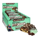 FITCRUNCH Snack Size Protein Bars, 6-Layer Baked Bar, 3g of Sugar, Gluten Free & Soft Cake Core (9 Bars, Mint Chocolate Chip)