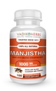Vadik Herbs Pure Wild harvested Manjistha (Rubia cordifolia, Indian Madder) - 100 vegicaps - Made in USA - Safety Tested - No GMO, Vegan
