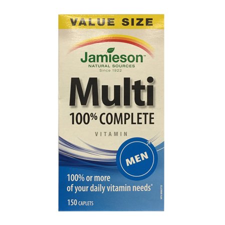 Jamieson 100% Complete Multivitamin for Men, 150 caplets