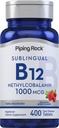 Υπογλώσσια δισκία Piping Rock B12 