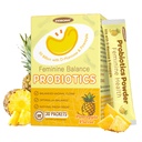 ZEBORA Probiotics for Women, Vaginal Probiotic Powder with 50 Billion CFU 16 Strain, Prebiotics, D-Mannose & Cranberry for Urinary Health, Digestive & Immune Support, Pineapple Flavor, 30 Packets