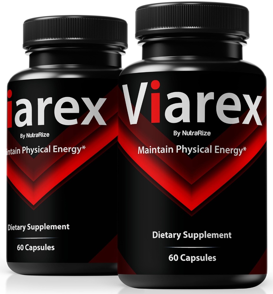 (2 Pack) Viarex Capsules, Official Formula for Men to Support Stamina and Peak Performance, All Natural Male Pills for Daily Nutrition & Well-Being, Viarex Pastillas Review (120 Capsules)