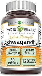 Amazing Formulas Ashwagandha Extract Supplement 