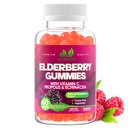Elderberry Gummies with Vitamin C, Echinacea, Propolis (60 count) - Immune Support for Adults & Kids - Maximum Strength, Great Tasting Raspberry Flavor - Gluten-Free, Vegan - 60 Gummies