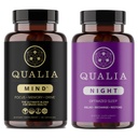 Qualia Mind & Qualia Night | Premium Nootropic Supplement for Mental Performance | Increase Focus | Deep Refreshing Sleep Support | (1 Week Supply)
