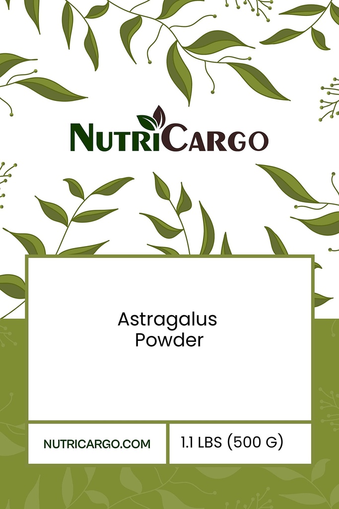 NutriCargo Astragalus Powder 1.1 LBS (500 G)
