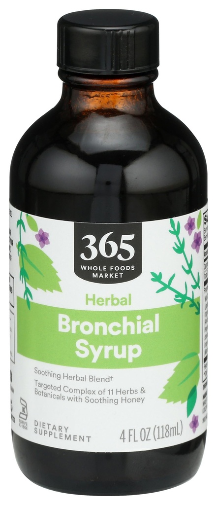 365 by Whole Foods Market, Herbal Bronchial Syrup, 4 fl oz