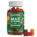 YumVs Kids Multivitamin Gummies - Φρούτα Γεύση Μασώμενα Παιδική Πολυβιταμίνη - Παιδικές Βιταμίνες Πολυβιταμίνη Gummy με 12 Ορυκτά & Βιταμίνες A C D3 E B6 B12 - Kosher Halal Gluten Free (60 Count)