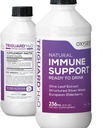 Triguard Plus Colloyal Silver Water, Sambucus Elderberry Extract & Olive Leaf Extract, 3-σε-1 Liquid Immune Support Ready to Drink 