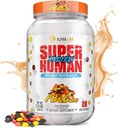 ALPHA LION Superhuman Whey Protein Powder, Great Tasting Pure Whey Protein Isolate, Low Carb, Low Sugar, No Bloat Post Workout, Mus Recovery & Growth (28 Services, PB & Gains)