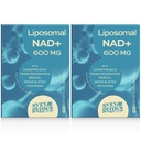 NAD+ Supplement 1600mg Extra Strength - Liposomal NMN Alternative with Resveratrol, Urolithin A, CoQ10, Quercetin & ALA - Mitochondrial Energy & Anti-Aging, Cell Regeneration, 120 Softgels
