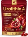 Urolithin A Supplement, 12-in-1 Formula for Cellular Energy & Mitochondrial Support with Liposomal NAD+, Trans-Resveratrol, Ubiquinol, TMG, PQQ, 180 Softgels