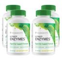 Youngevity Ultimate Enzymes® - Multi Enzymes for Digetion, Gas & Bloating Relief - Betaine HCl, Ox Bile, Pancreatine 10X, Papain 6M, Pepsin 1:3000 (120 Κάψουλες - 4 Συσκευασία)