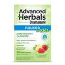 from The Makers of Dramamine, Advanced Herbals Kids Gummies, for Nausea Relief & Motion Sickness During Travel, Strawberry & Ginger Flavor, 20 Count