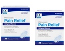 Quality Choice Effervescent Pain Relief, Original Flavor, Buffered Aspirin (NSAID) Pain Reliever and Fever Reducer, 36 Tablets (Pack of 2)