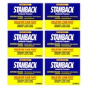 Stanback Headache Powders, Fast Pain Relief with Aspirin (NSAID) and Caffeine, 50 Count (6 Pack)