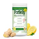 Psyllium Husk Fiber Powder - Lemon Ginger Prebiotic Fiber Supplement Drink Mix, Smooth High-Mesh, Gentle Fizz, Gluten Free, No Grit, up to 60 Servings