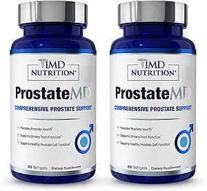 1MD Διατροφή ProstateMD Saw Palmetto Prostate Υποστήριξη συμπλήρωμα - Υποστήριξη για τα ουροποιητικά και συχνά urges μπάνιο 