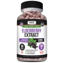 Kaya Naturals Elderberry Immune Support - Elderberry with Zinc and Vitamin C for Adults Vitamins, Probiotics & Turmeric 1200mg Immune System Booster Capsules - 60 Count