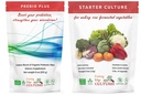 Κοπή καλλιέργεια ακρών Prebio Plus Prebio Fiber σκόνη καλύτερο προσαρμοσμένο μείγμα των οργανικών προβιοτικών ινών συμπλήρωμα διατροφής 8 oz