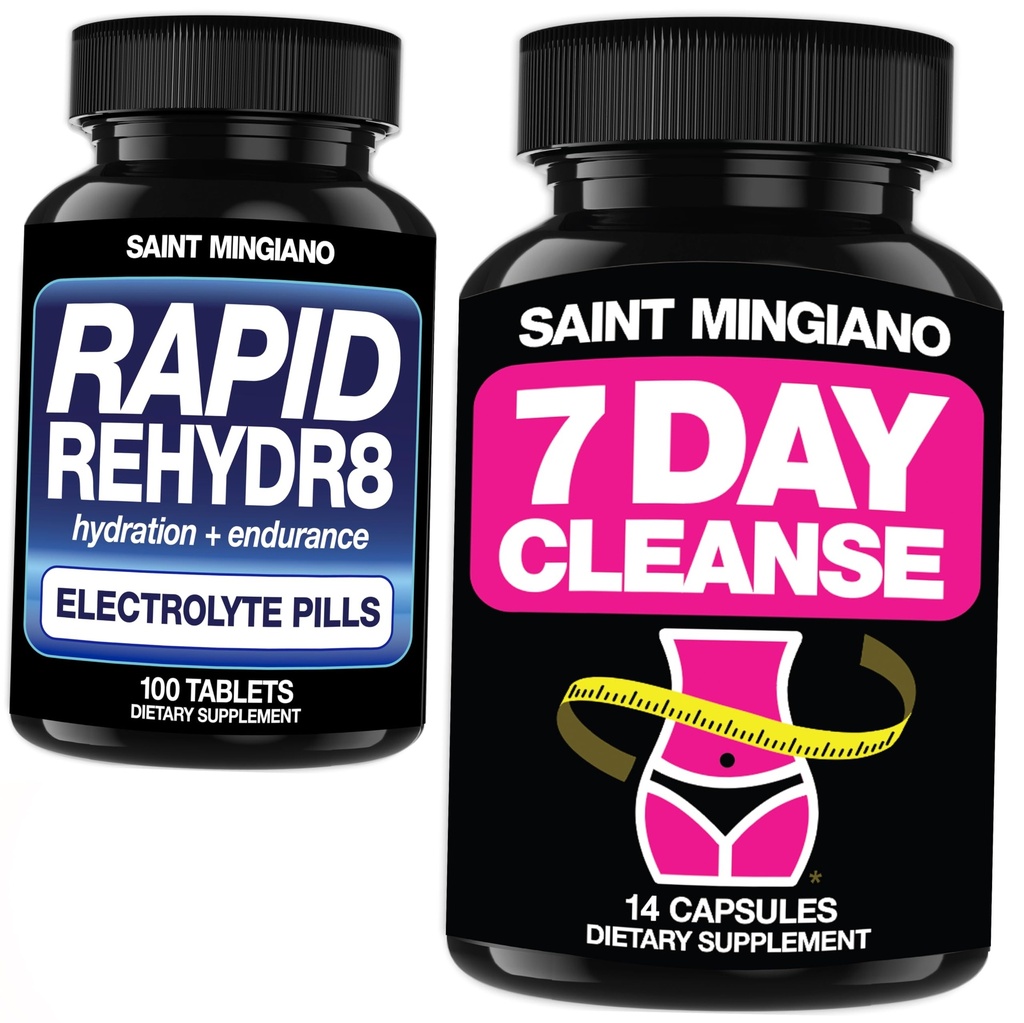 7 Day Cleanse Program - with - Rapid Rehydr8 Electrolyte Tablets 100