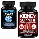 Kidney Support Cleanse Detox & Repair - with - Water Away - Diuretic Water Pills