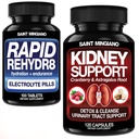 Kidney Support Cleanse Detox & Repair - with - Rapid Rehydr8 Electrolyte Tablets