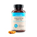 NatureWise High-Purity, All-Natural Calcium 1250mg + Βιταμίνη D3 1000IU + Βιολογικό MCT Λάδι καρύδας - Εγκυμοσύνη Ασφαλές + Μη-GMO - Απορρόφηση Φιλικό, Γλουτένη Χωρίς - 60 Softgels[30-Day Supply]