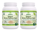 Herbal Secrets Whole Psyllium Husk Powder Supplement | 5 Grams per Serving | Non-GMO | Gluten-Free | Made in USA (16 Oz, Pack of 2)