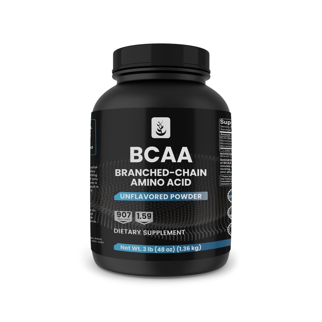 ΑΝΩΤΑΤΑ ΑΡΧΙΚΑ ΣΥΣΤΑΤΙΚΑ 2:1 BCAA Powder, 3 λίβρες, Διακλαδισμένα Αμινοξέα, Άγευστα, 907 Υπηρεσίες, Πάντα Αγνή, Χωρίς Πρόσθετα ή Γέμισμα