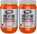 NOW Sports Nutrition, Creatine Monohydrate Powder, Mass Building*/Energy Production*, 21.2-Ounce (Pack of 2)