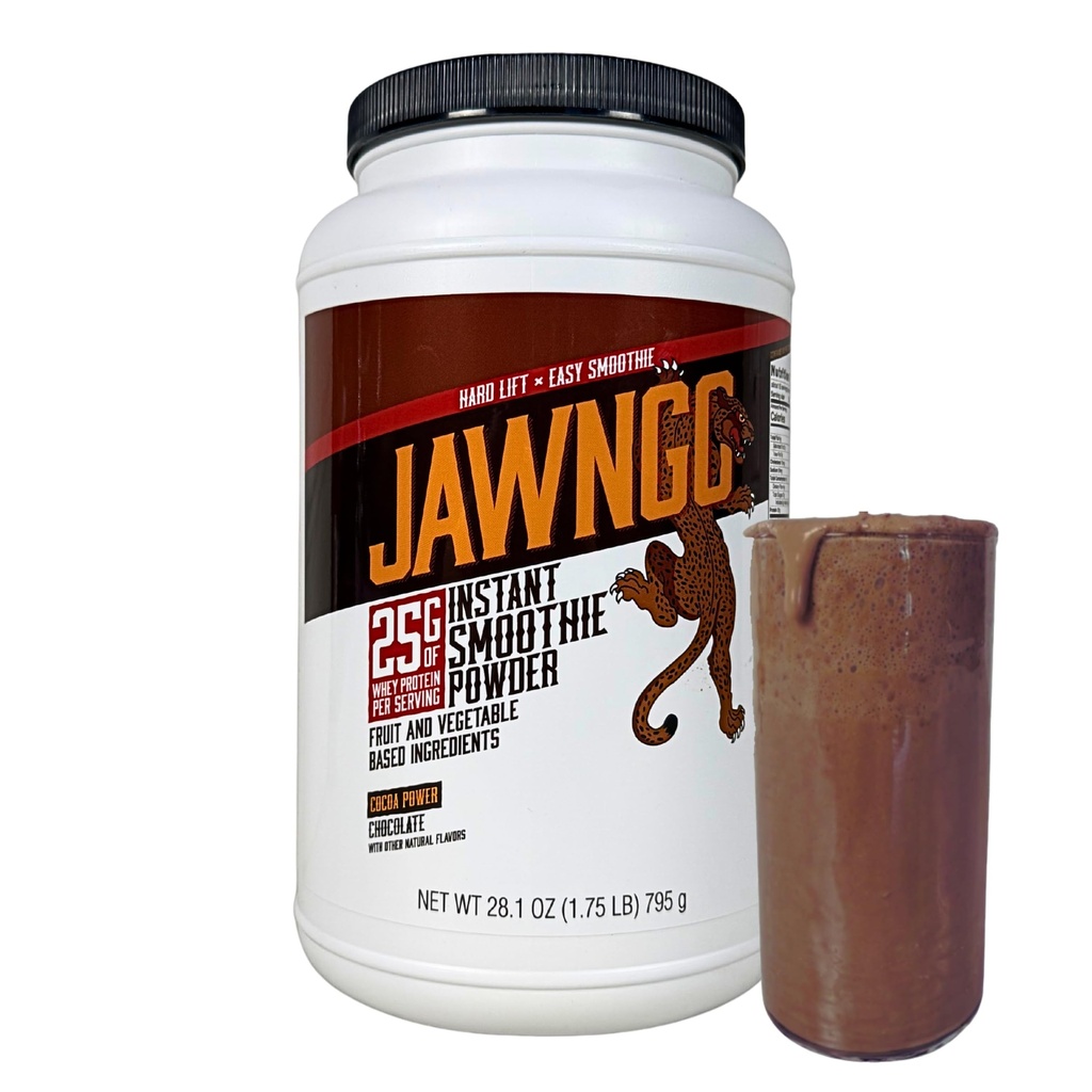 Chocolate Protein Smoothie Powder - 25G Whey Protein + Real Fruits & Vegetables - Blueberry, Banana, Spinach, Kale, Turmeric, Coconut Milk - Smooth Texture, Great Taste - 15 Servings