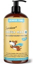 Fish Oil Wonder Paws για σκύλους - Ωμέγα 3 για σκύλους από τον σολομό της Αλάσκας, Cod & Krill Oil - EPA DHA λιπαρά οξέα - λιγότερο χύτευση & φαγούρα - δέρμα, κοινή, ανοσοποιητική & καρδιακή υγεία - συμπλήρωμα υγρού (32 oz)