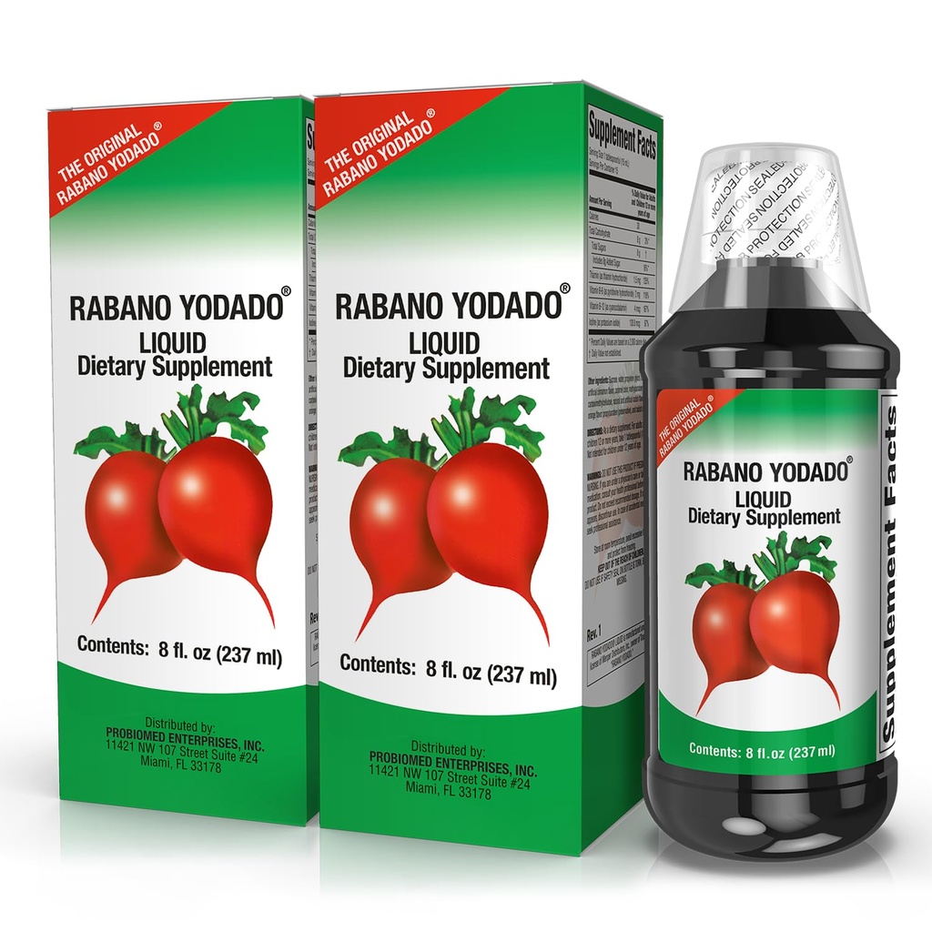 Rabano Yodado De"El Salvador" 8 oz. Dietary Supplement 2-Pack
