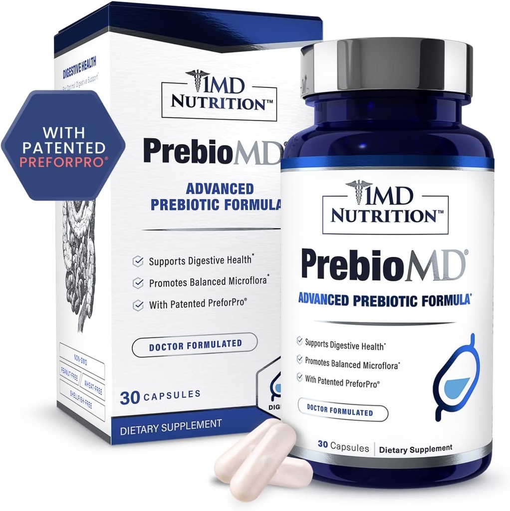 1MD Διατροφή PreBioMD - Προβιοτικό με PreforPro® 