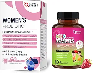ΦΥΣΗ ΣΤΟΧΟΣ Προβιοτικά για γυναίκες + Παιδιά Προβιοτικά Μασώμενα