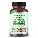 Ultra Green Tea, EGCG, Caffeine & Alpha-GPC – Natural Energy, Focus & Metabolism Support – 150 Capsules