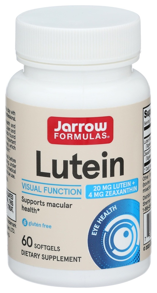 Jarrow Formulas, Lutein 20Mg, 60 Count