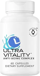 UltraVitality Longevity Support Formula – Fisetin, Curcumin, Quercetin & Beta-Glucan – Supports Cellular & Cognitive Health Healthy Aging – 60 Capsules