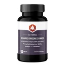 Brahmi Ginseng Ginkgo Tablets – with L-Theanine, Alpha-GPC, Phosphatidylserine, Acetyl-L-Carnitine – 9 in 1 Herbal Brain Support – 30 Tablets – Non-GMO, Gluten-Free
