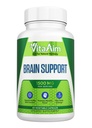 Brain Support Supplement for Women and Men 1500mg, Sustained Energy, Mental Focus and Cognitive Support with Rhodiola Rosea, Ginkgo Biloba and Vitamin B12, Vegan Daily Wellness Support 60 Capsules